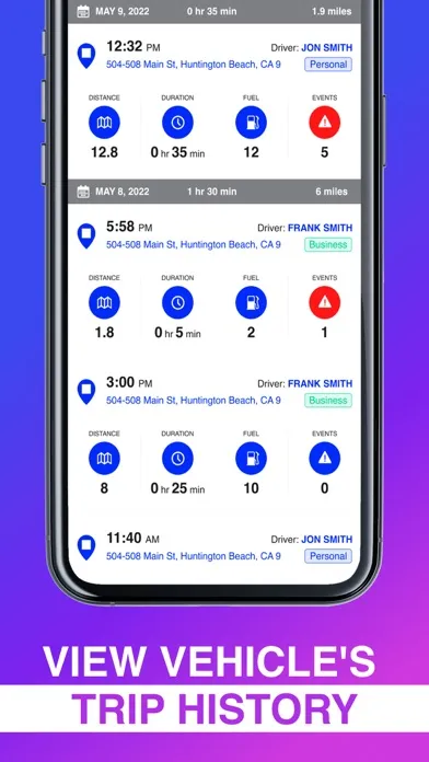 LINQ Fleet Tracking Screenshots